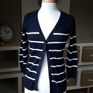 The Limited navy light cardigan